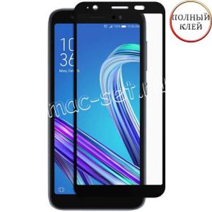 Защитное стекло для ASUS ZenFone Live L1 / Lite L1 ZA550KL / G552KL / G553KL [клеится на весь экран] Red Line (черное)