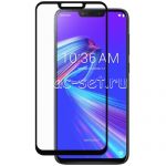Защитное стекло для ASUS ZenFone Max (M2) ZB633KL [на весь экран] (черное)
