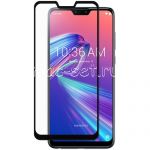 Защитное стекло для ASUS ZenFone Max Pro (M2) ZB631KL [на весь экран] (черное)
