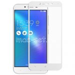 Защитное стекло для ASUS ZenFone 3 Max ZC553KL [на весь экран] (белое)