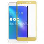 Защитное стекло для ASUS ZenFone 3 Max ZC553KL [на весь экран] (золотистое)