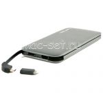 Внешний аккумулятор 8000 mAh [USB 2400mA] Red Line B8000 (серый)