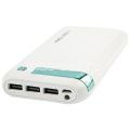 Внешний аккумулятор 20000 mAh [3 USB 1000/2100mA] Red Line Q8 (белый)