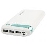Внешний аккумулятор 20000 mAh [3 USB 1000/2100mA] Red Line Q8 (белый)