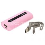 Внешний аккумулятор Remax E5 5000 mAh [USB 1000mA] (розовый)