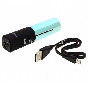 Внешний аккумулятор Remax Lipmax 2400 mAh [USB 1000mA] (бирюзовый)