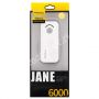 Внешний аккумулятор Remax Proda Jane 6000 mAh [USB 1000mA] (белый)