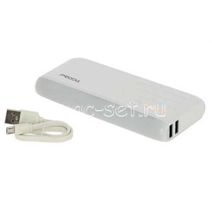 Внешний аккумулятор Remax Proda Time 12000 mAh [2 USB 1000/2100mA] (белый)