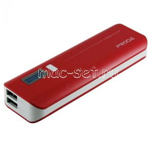 Внешний аккумулятор Remax V6i Proda Jane Series 10000 mAh [2 USB 1000/2100mA] (красный)