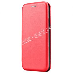 Чехол-книжка кожаный для Huawei Honor Play (красный) Fashion Case
