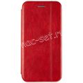 Чехол-книжка кожаный для Huawei Honor 20 Pro (красный) Retro Case