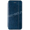 Чехол-книжка кожаный для Huawei Honor 20 (синий) Retro Case