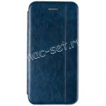 Чехол-книжка кожаный для Huawei Honor 20 (синий) Retro Case