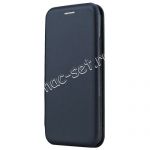 Чехол-книжка кожаный для Huawei Honor 7C Pro (синий) Fashion Case