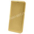 Чехол-книжка кожаный для Huawei Honor 8C (золотистый) Book Case New