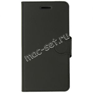 Чехол-книжка кожаный для Xiaomi Mi 10 Lite (черный) Book Type