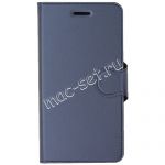 Чехол-книжка кожаный для Xiaomi Mi 10 Lite (синий) Book Type