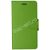 Чехол-книжка кожаный для Samsung Galaxy J5 (2016) J510 (зеленый) Book Type