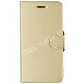 Чехол-книжка кожаный для Samsung Galaxy A7 (2017) A720 (золотистый) Book Type