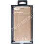 Упаковка фирменного чехла-книжки золотого цвета Unit на Samsung A31 SM-A315F
