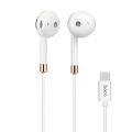 Гарнитура Hoco L8 Type-C Bluetooth Headset вставная (белая)
