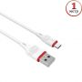 Дата-кабель microUSB 1м Borofone BX17 Enjoy (белый)