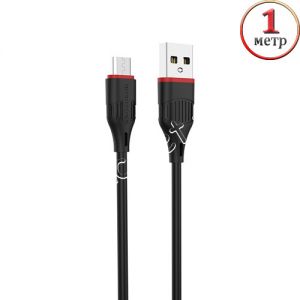 Дата-кабель microUSB 1м Borofone BX17 Enjoy (черный)