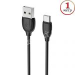 Дата-кабель USB Type-C 1м Borofone BX19 Benefit (черный)