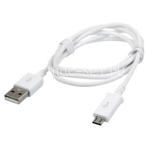 Дата-кабель microUSB 0.8м (белый)