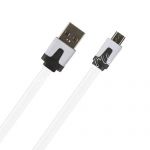 Дата-кабель microUSB 1м [плоский] Red Line Lite (белый)
