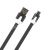 Дата-кабель microUSB 1м [плоский] Red Line Lite (черный)