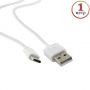 Дата-кабель белого цвета Red Line с разъемом USB Type-C