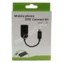 Упаковка переходника microUSB OTG