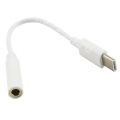 Кабель-переходник для наушников Jack 3.5мм - USB Type-C (белый)