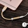 Кабель-переходник для наушников Jack 3.5 мм - USB Type-C [плетеный] (черный)