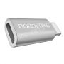 Переходник microUSB - Apple Lightning (серебристый) Borofone BV5