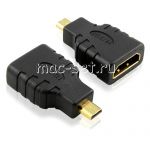 Переходник-адаптер HDMI-microHDMI (черный)
