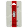 Переходник microUSB - USB Type-C (серебристый) Red Line