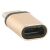Переходник microUSB - USB Type-C (золотистый) Red Line