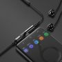 Переходник для наушников USB Type-C - Jack 3.5мм + USB Type-C (черный) Baseus CATL41-01