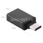 Переходник-адаптер USB Type-C - USB OTG (серебристый)