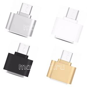 Переходник-адаптер microUSB 5 pin - USB OTG