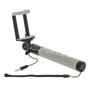 Монопод для селфи D12s AUX (серый)