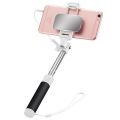 Монопод для селфи Hoco K2 Magic Mirror AUX с зеркалом (черный)