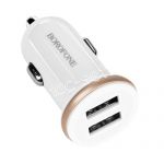 Автомобильное зарядное устройство 2xUSB 2100mA Borofone BZ5 CarPal (белое)