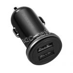 Автомобильное зарядное устройство 2xUSB 2100mA Borofone BZ5 CarPal (черное)