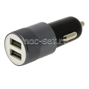 Автомобильное зарядное устройство 2xUSB 2100mA Red Line C20 (черное)