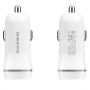 Автомобильное зарядное устройство 2xUSB 2400mA Borofone BZ2 Joyroad (белое)