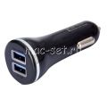 Автомобильное зарядное устройство 2xUSB 3100mA LDNIO (черное)