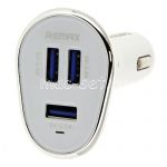 Автомобильное зарядное устройство 3xUSB 6300mA Remax RCC-302 (белое)